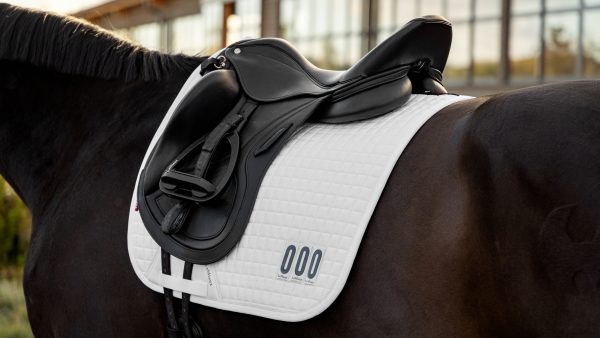 Cotton Dressage Competition Square White