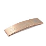 KEP Placa con nombre oro rosa