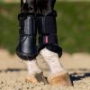 Fleece Edged Mesh Brushing Boots Black - Imagen 2