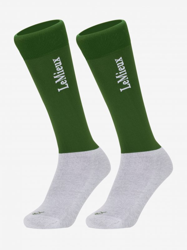 Competition Socks Hunter Green (Twin Pack)
