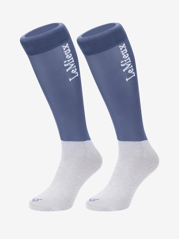 Competition Socks Ice Blue (Twin Pack)