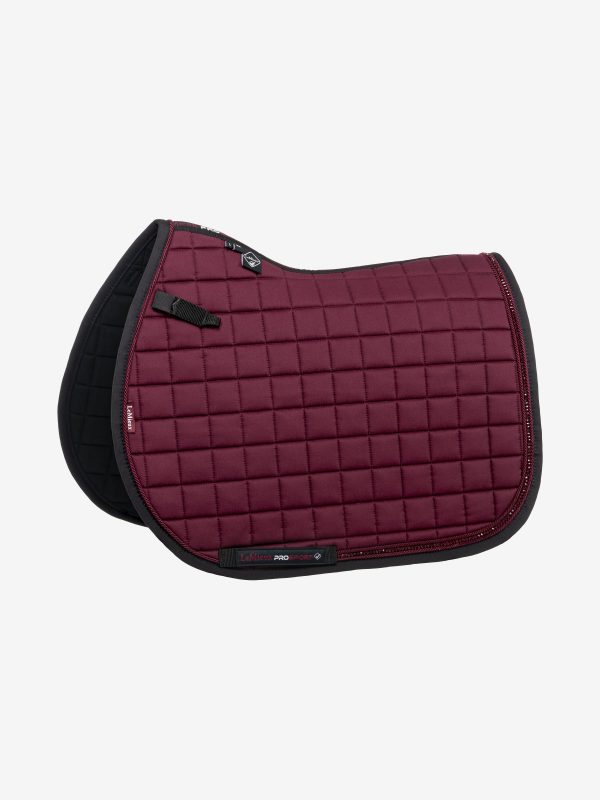 Diamante Jumping Square Burgundy