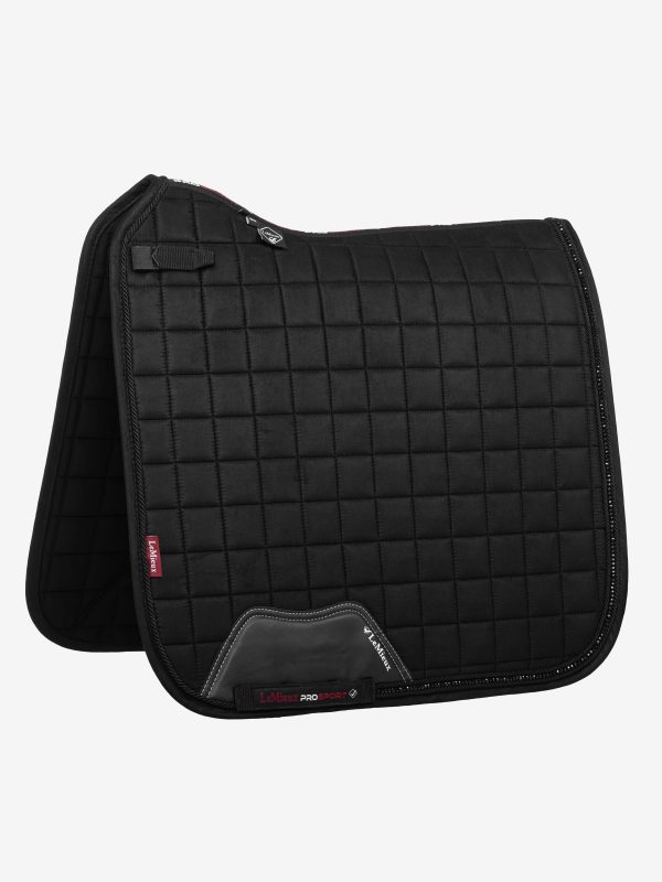 Diamante Dressage Square Black