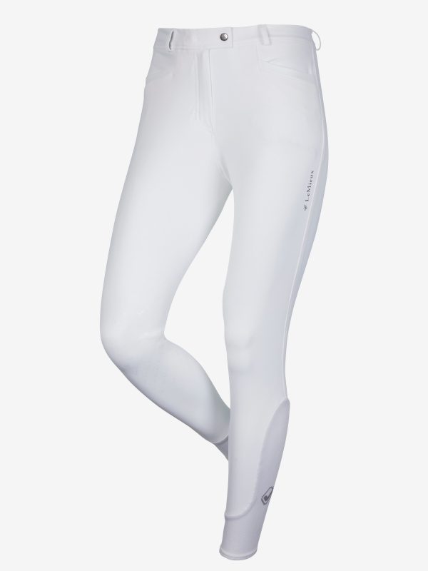 Dynamique Knee Grip Breeches White