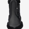 Fleece Edged Mesh Brushing Boots Black - Imagen 3