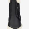 Fleece Edged Mesh Brushing Boots Black/Natural - Imagen 4