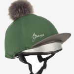 Pom Hat Silk Hunter Green