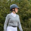 Ladies Elite V-Neck Jumper Grey - Imagen 2