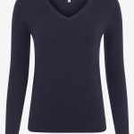 Ladies Elite V-Neck Jumper Navy