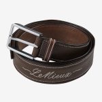 Signature Leather Belt Brown