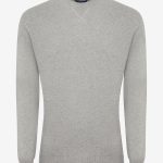 Mens Crew Neck Jumper Grey