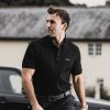 Mens Elite Polo Shirt Black - Imagen 3