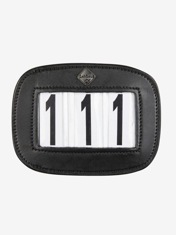 Saddle Number Holder Black