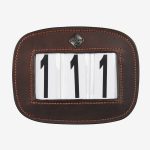 Saddle Number Holder Brown