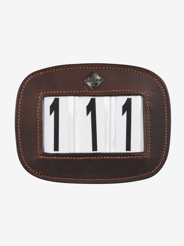 Saddle Number Holder Brown