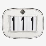Saddle Number Holder White
