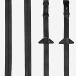Rubber Reins Black