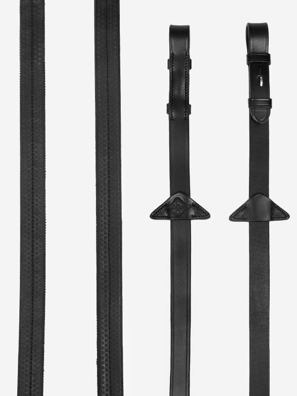 Rubber Reins Black