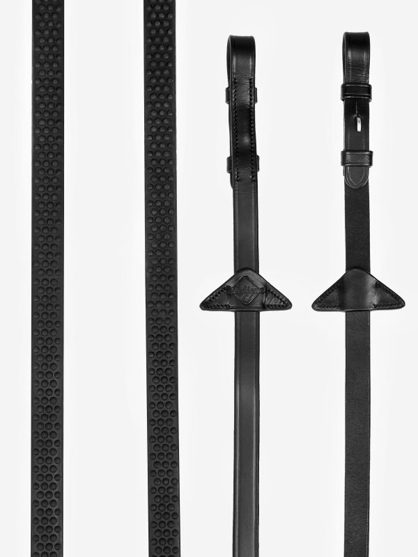 Soft Rubber Reins Black