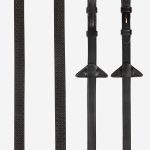 Soft Rubber Reins Brown/Brass