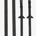 Rubber Reins Brown/Brass