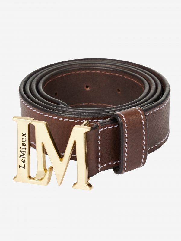 Monogram Belt Brown