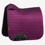 Suede Dressage Square Plum