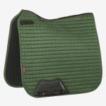 Suede Dressage Square Hunter Green