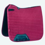 Suede Dressage Square Mulberry