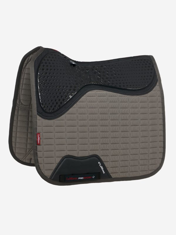 Le Cool Grip Dressage Pad Grey