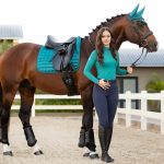 Loire Memory Dressage Square Peacock