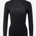Mia Mesh Long Sleeve Base Layer Black