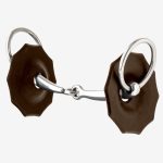 Contoured Rubber Bit Guards Brown