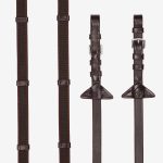 Rubber Grip Continental Reins Havana/Silver
