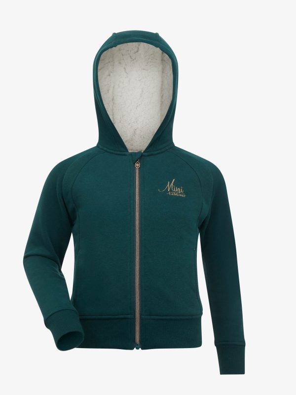 Mini Sherpa Lined Lily Hoodie Spruce