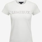 Ladies Diamante T-Shirt White