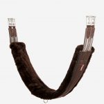 Fleece Lined Anatomic Girth Brown/Brown
