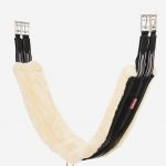 Fleece Lined Anatomic Girth Black/Natural
