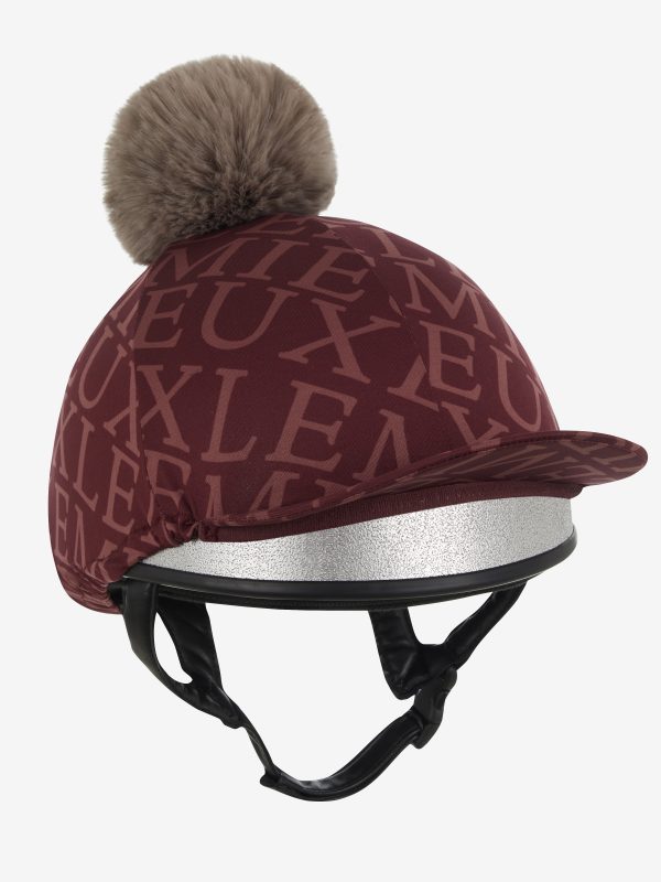 Fleur Hat Silk Merlot