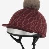 Fleur Hat Silk Merlot - Imagen 2