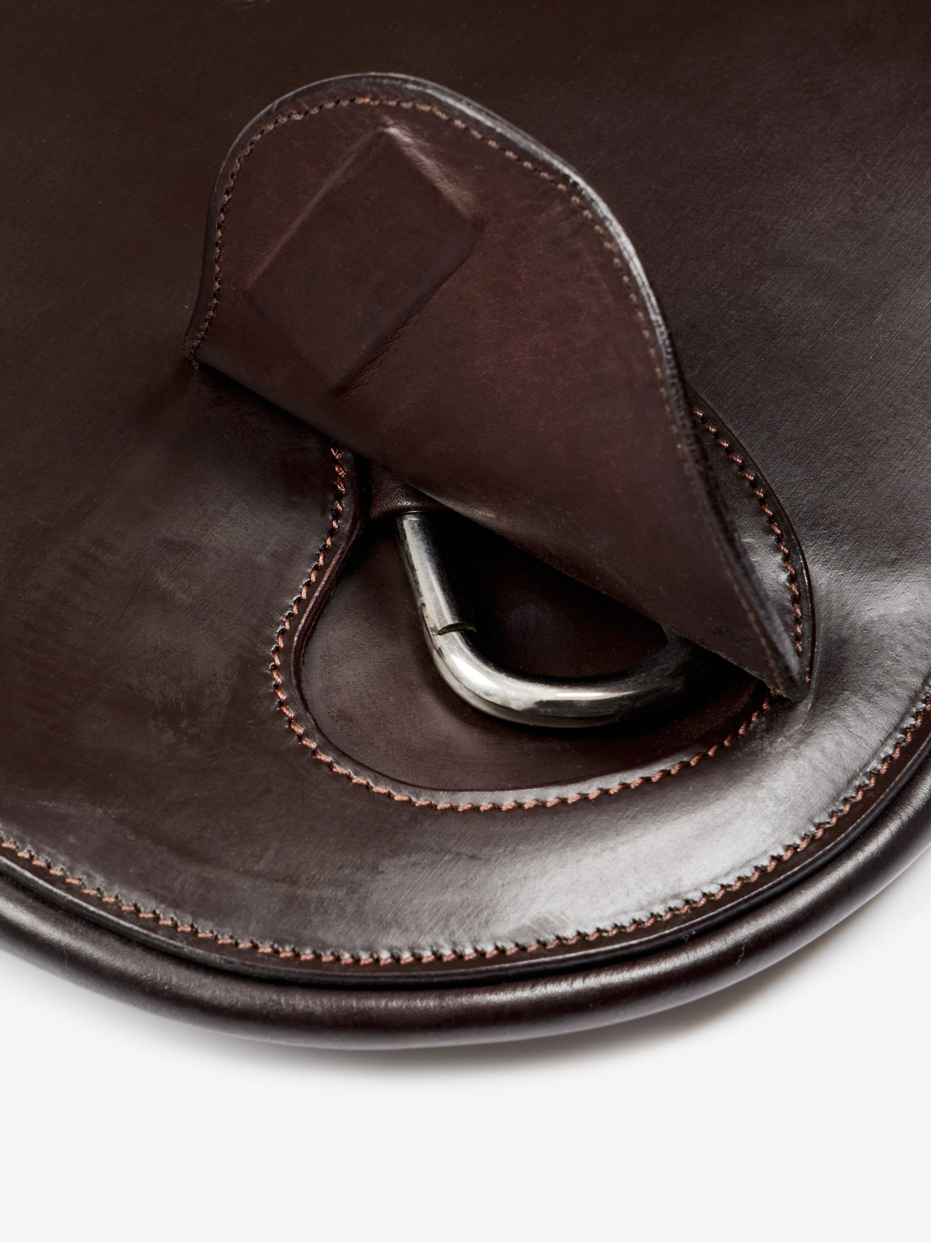 Gel-Tek Anatomic Short Stud Girth with Magnet Brown - Imagen 2