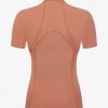 Mia Mesh Short Sleeve Base Layer Apricot - Imagen 3