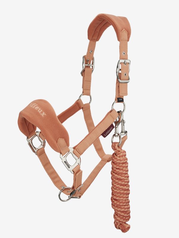 Vogue Headcollar & Leadrope Apricot