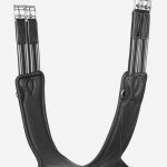 Arika Contoured Long Stud Girth Black