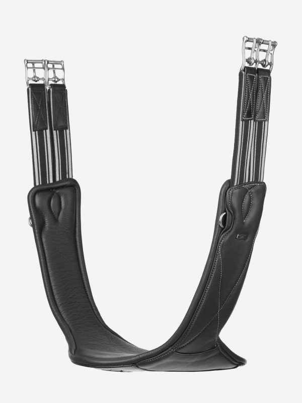 Arika Contoured Long Stud Girth Black