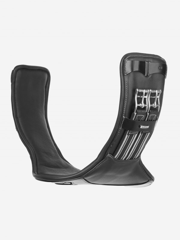 Arika Contoured Short Stud Girth Black