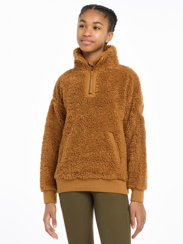 Young Rider Tia Teddy Fleece Ginger