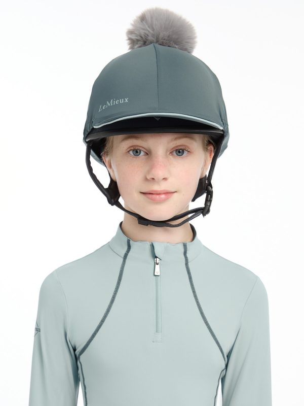 Pippa Hat Silk Petrol