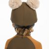 Mini Double Pom Hat Silk Alpine - Imagen 2