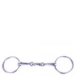 BR Articulación Doble Loose Ring Snaffle Pony 14 mm